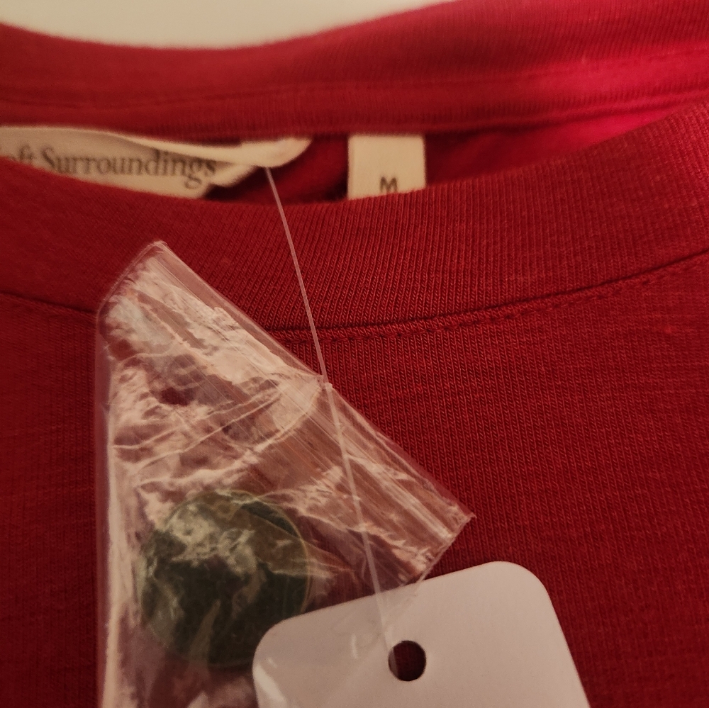 Soft Surroundings Red Tunic Sweater - Picture 2 of 8